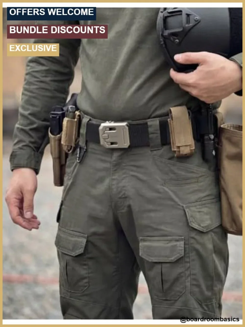 Heavy Duty Nylon Ratchet Belt No-Hole Automatic Slide Buckle Tactical Casual